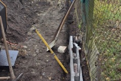 Základy nové budovy na Záboří